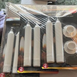 LED Emergency Candles - White